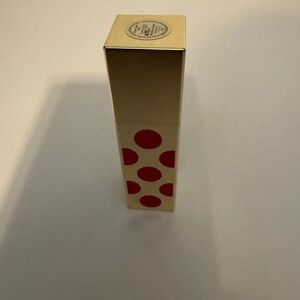 Estée Lauder Lip Stick in a Gold with Red Dots Case Color: A-72 Rebellious Rose